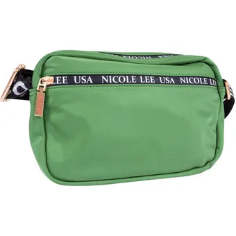 Bolsa Cruzada Nicole Lee Keysha de Nylon -Green