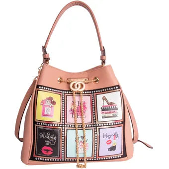 Bolsa Jareta Morral Nicole Lee - Amor Fuera Del Cuadro